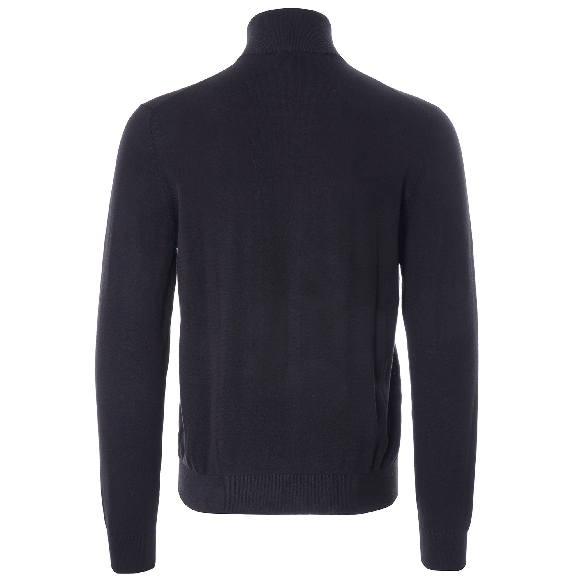 Sports Stripe' Zip Cardigan - Black