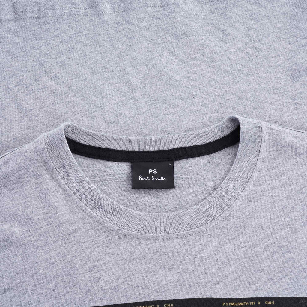 Negatives' Print Organic-Cotton T-Shirt - Melange