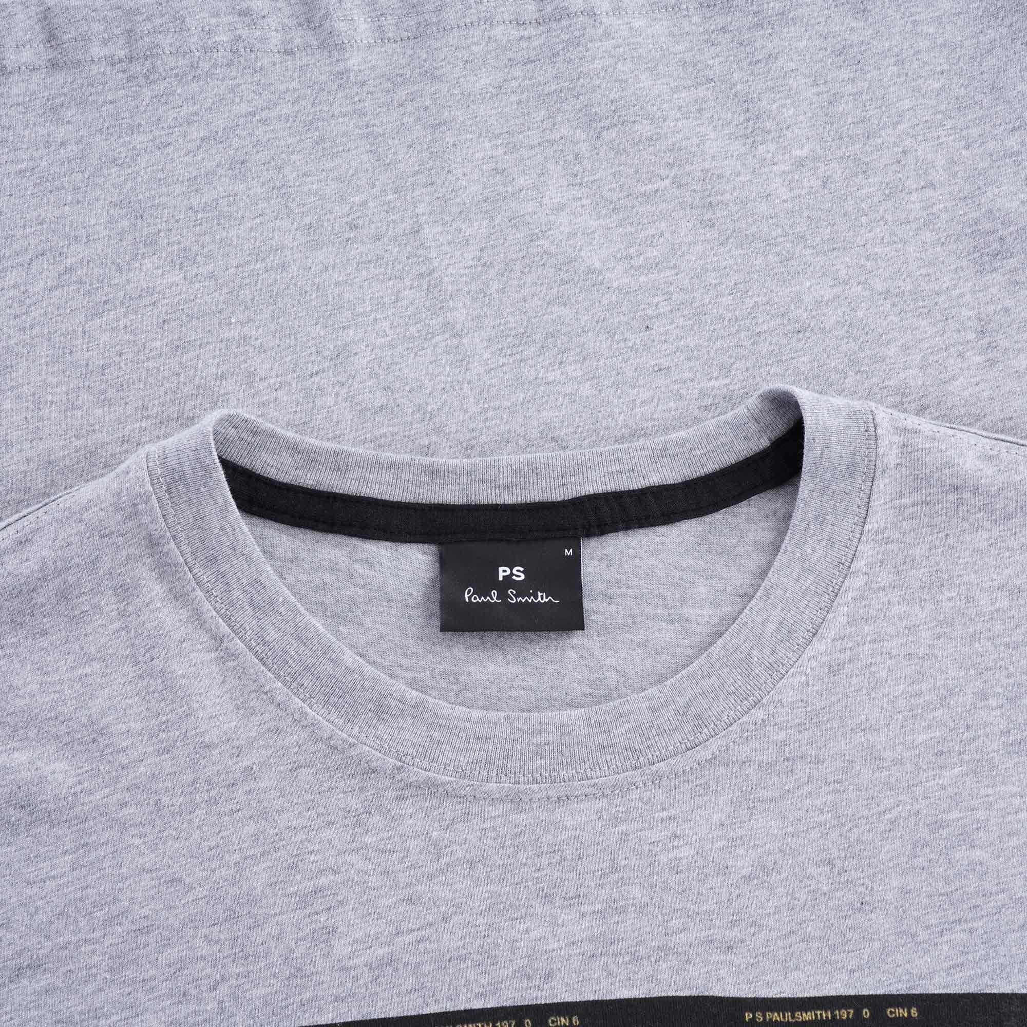 Negatives' Print Organic-Cotton T-Shirt - Melange