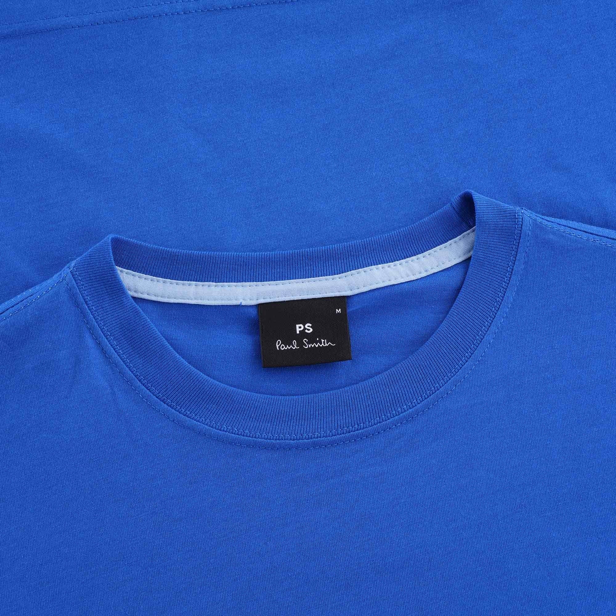 Organic Cotton Zebra Logo T-Shirt - Blue