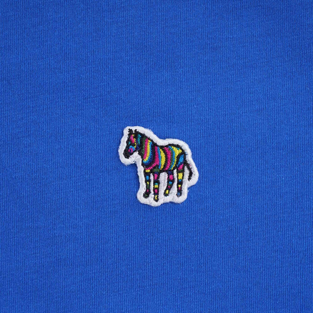Organic Cotton Zebra Logo T-Shirt - Blue