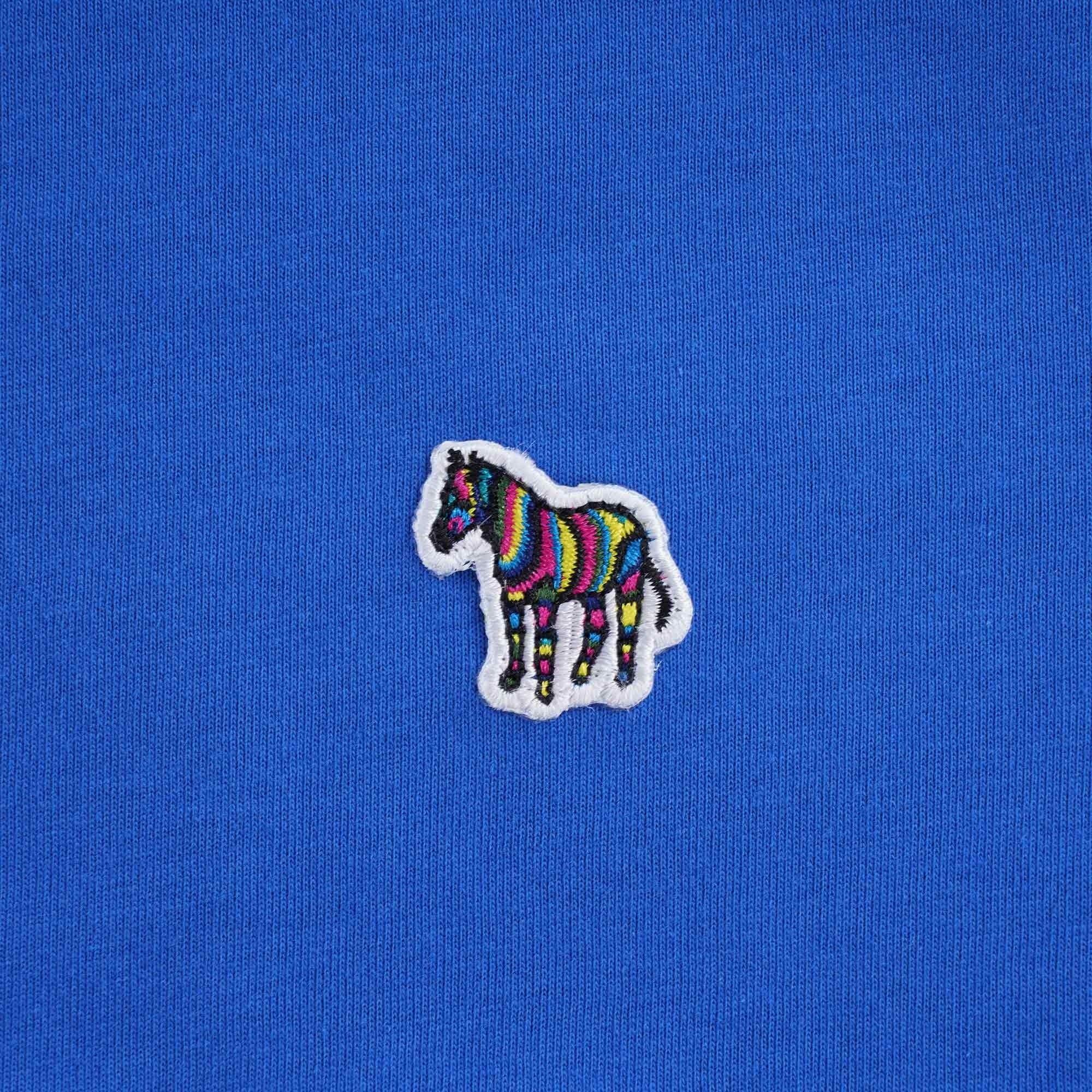Organic Cotton Zebra Logo T-Shirt - Blue