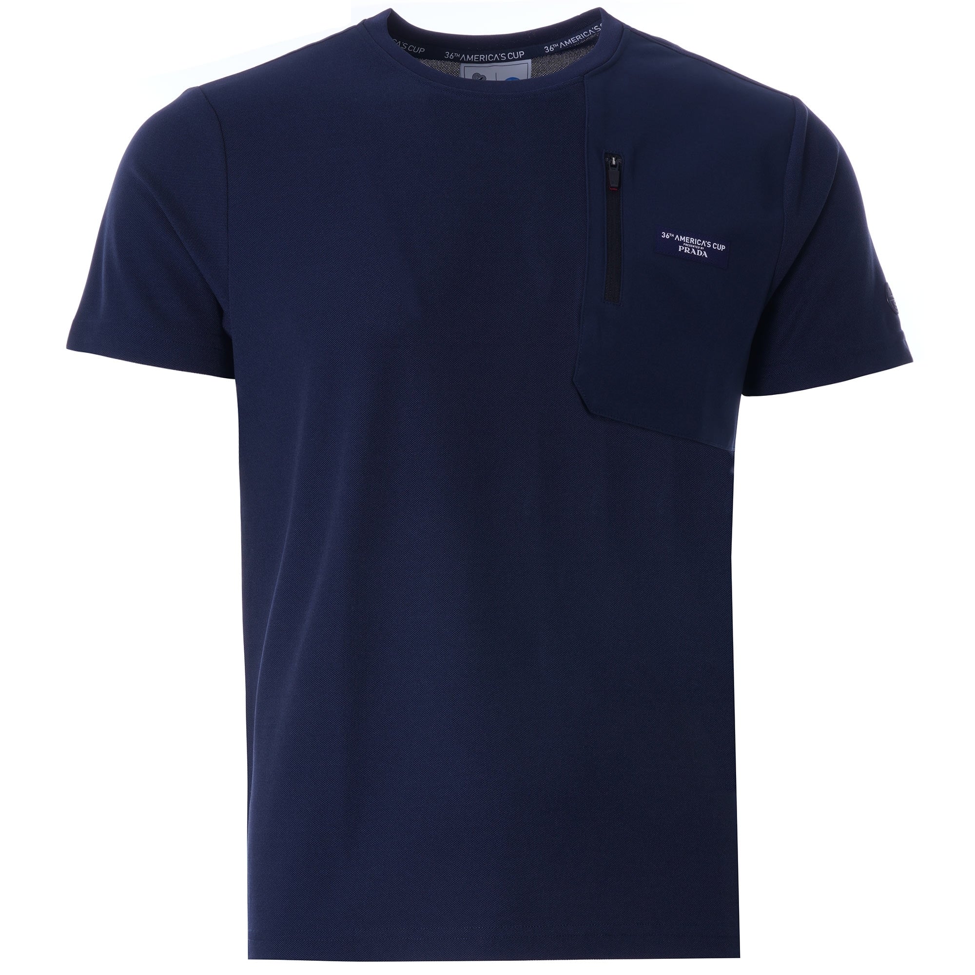 Recycled Piqu T-Shirt - Blue Navy