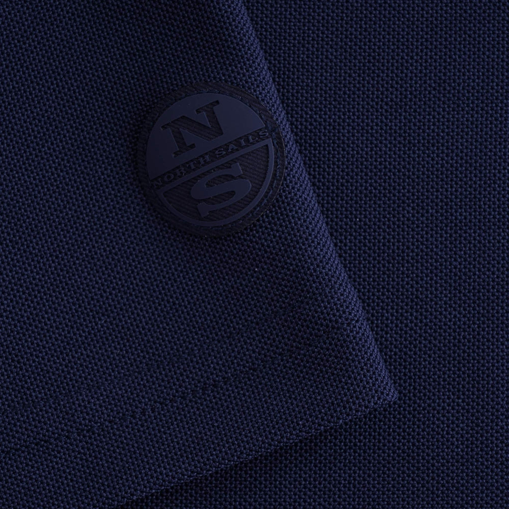 Recycled Piqu T-Shirt - Blue Navy
