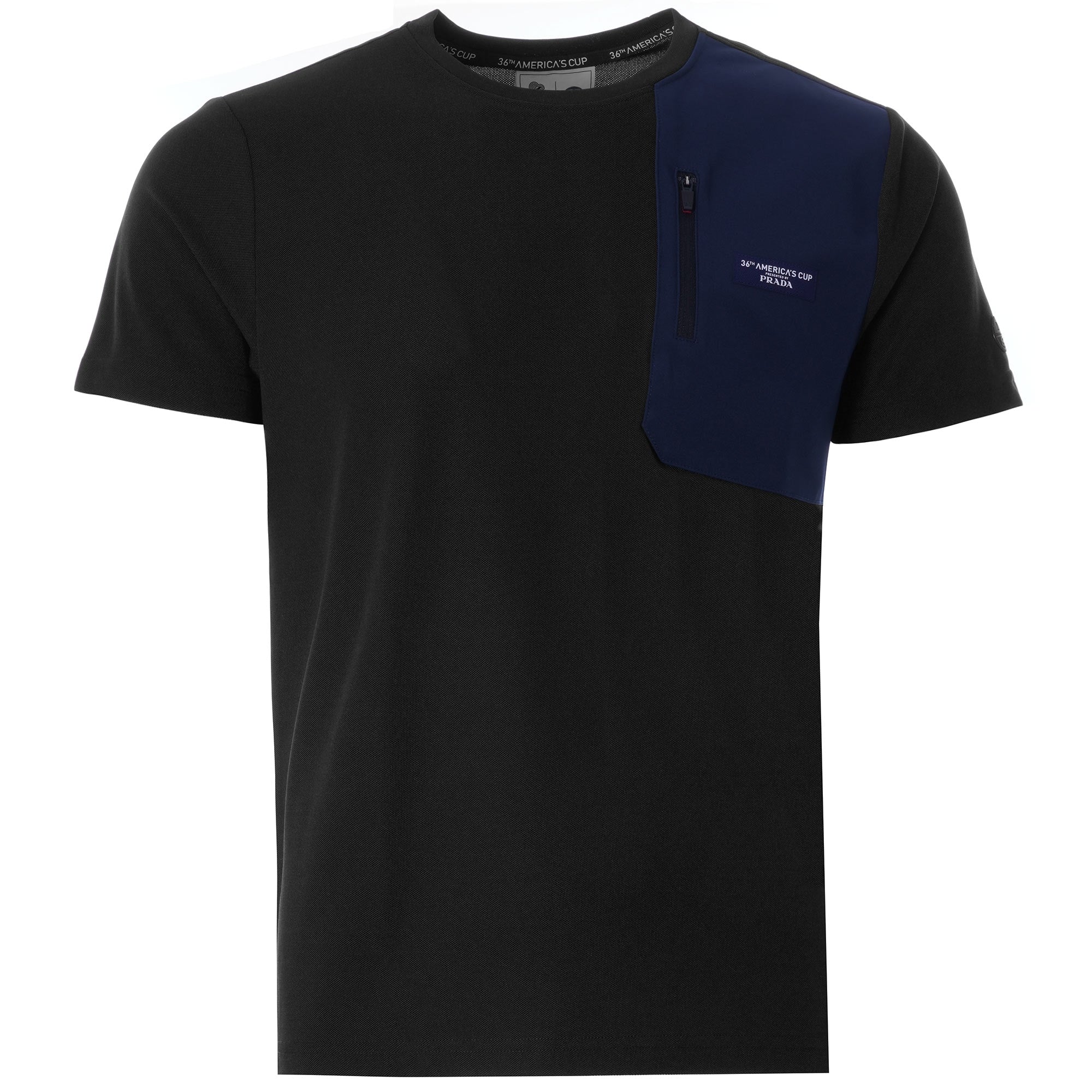 Recycled Piqu T-Shirt - Black