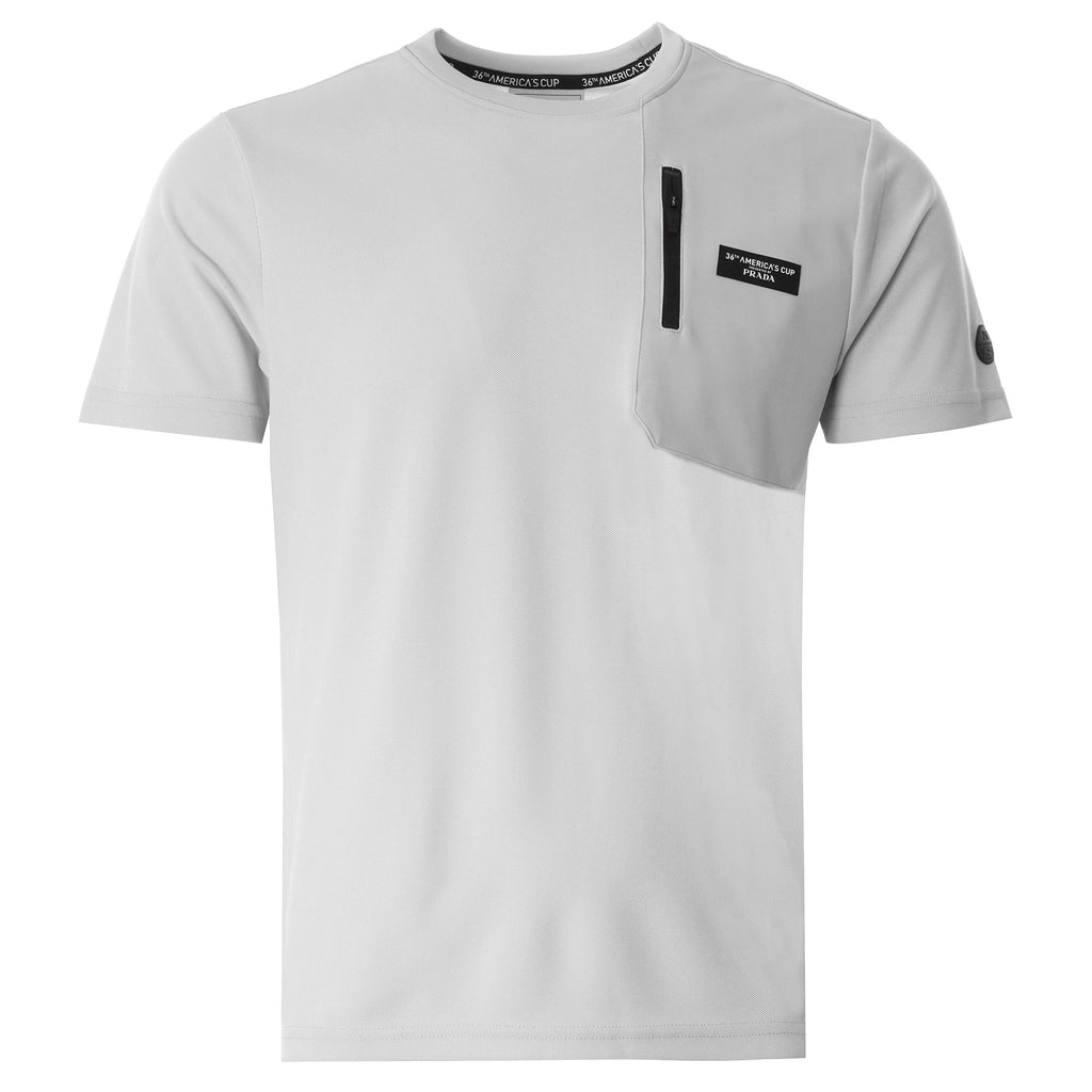 Recycled Piqué T-Shirt - Grey Violet