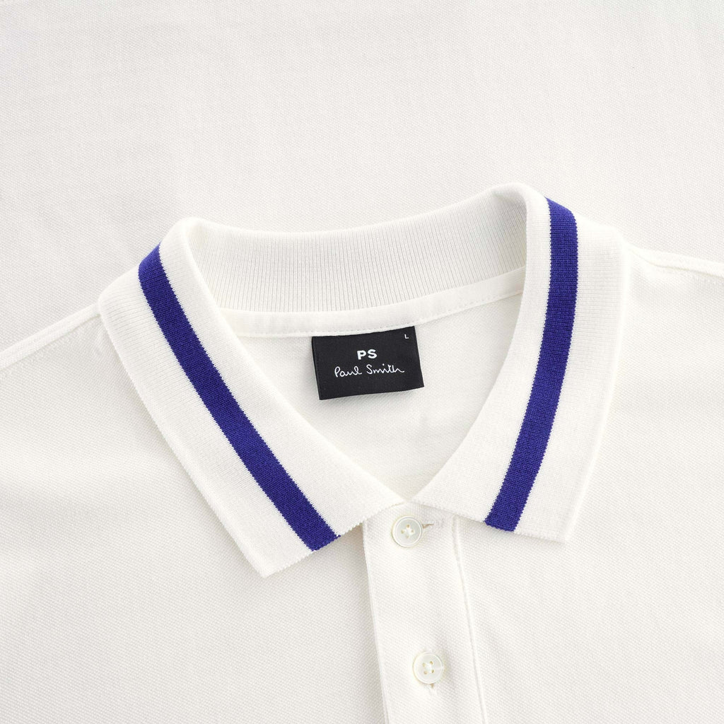PS Happy' Polo Shirt - White