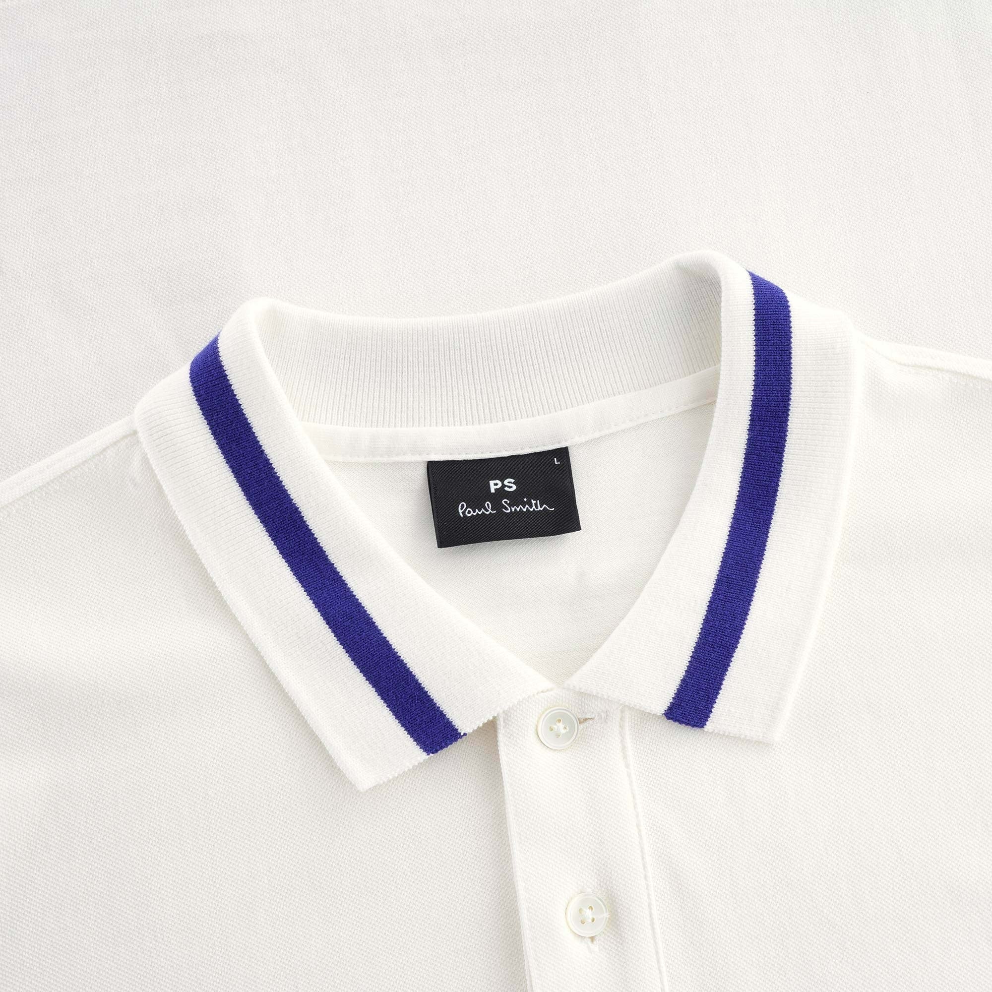 PS Happy' Polo Shirt - White