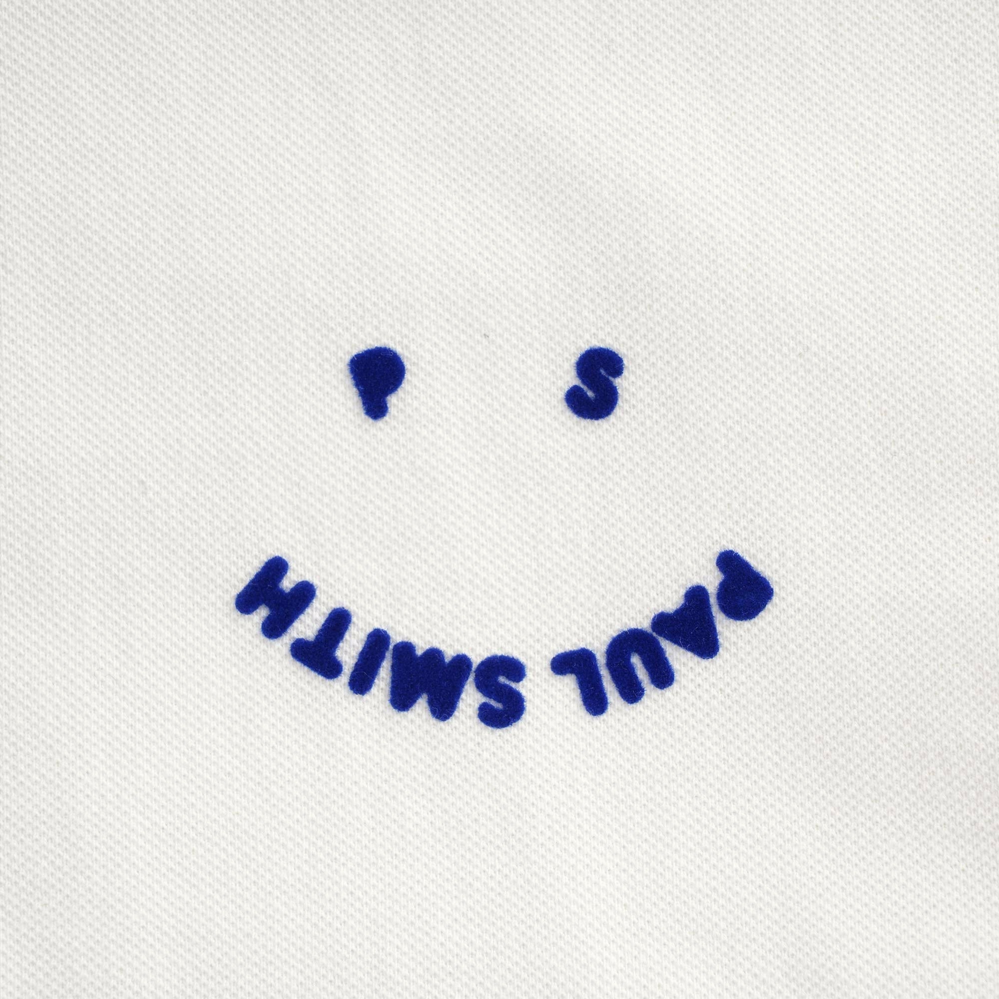 PS Happy' Polo Shirt - White