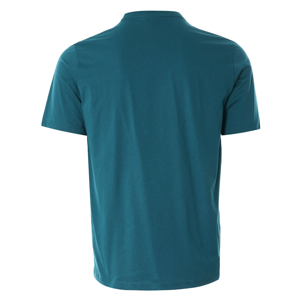 Organic-Cotton Zebra Logo T-Shirt - Green