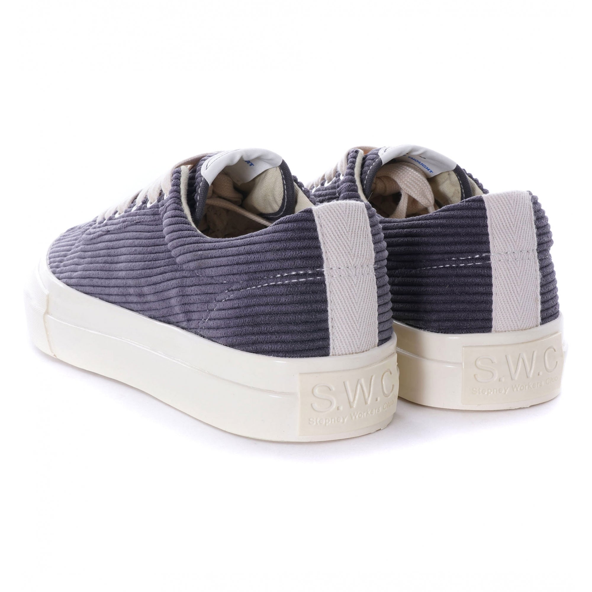 Dellow Cord Sneaker - Grey