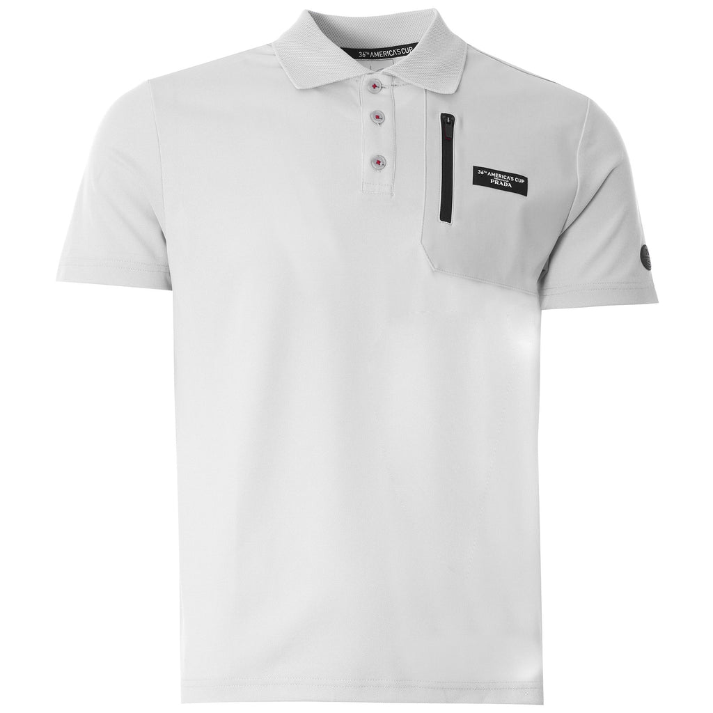 Otara Recycled Piqu Polo Shirt - Grey Violet