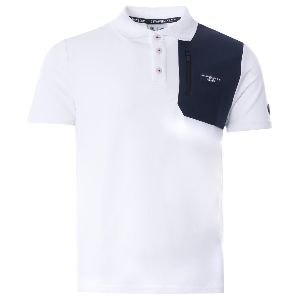 Otara Recycled Piqu Polo Shirt - White