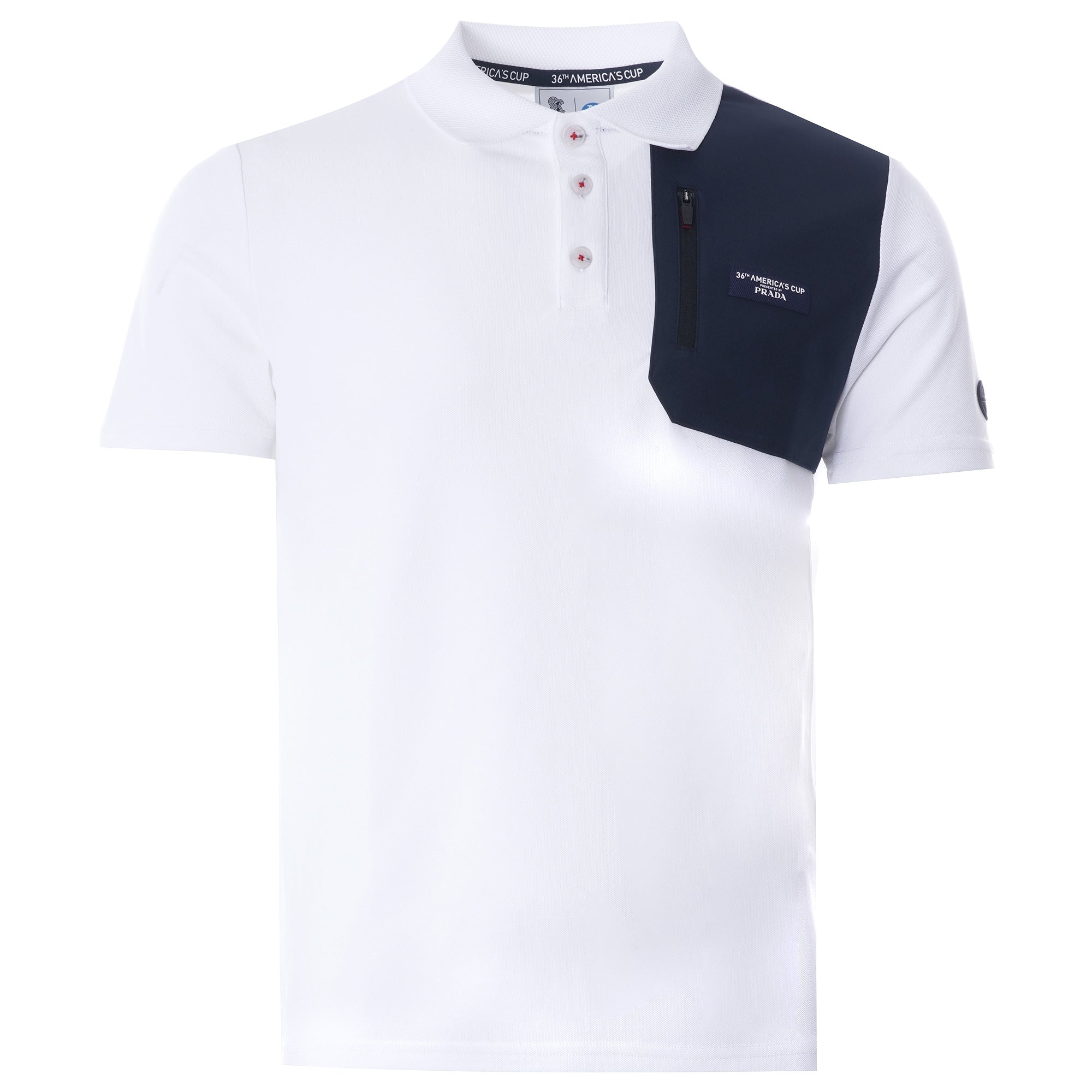 Otara Recycled Piqu Polo Shirt - White