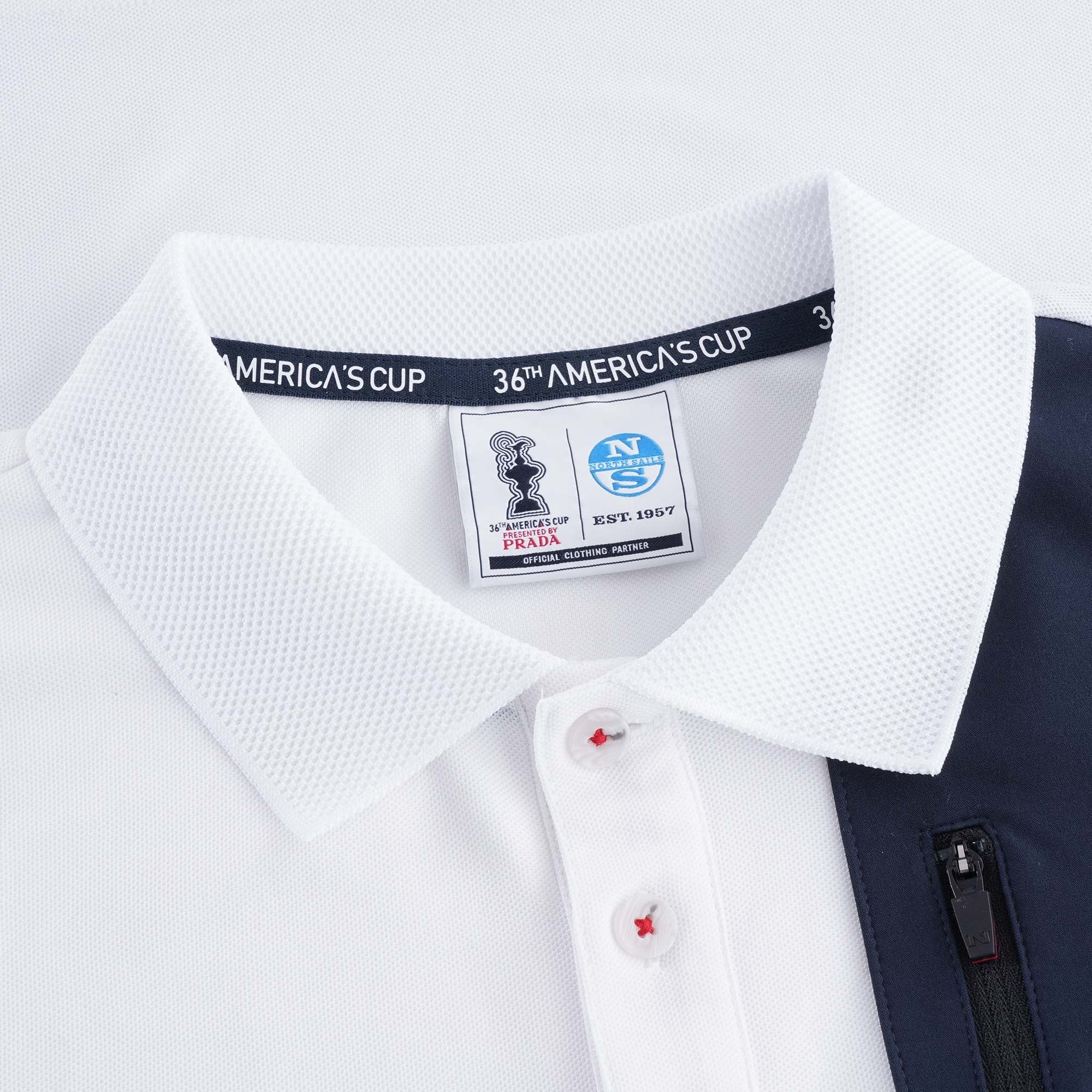 Otara Recycled Piqu Polo Shirt - White