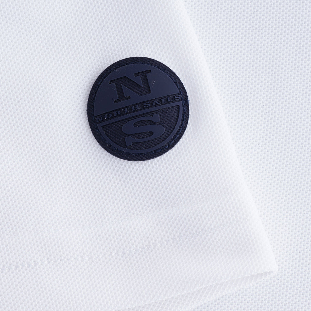 Otara Recycled Piqu Polo Shirt - White
