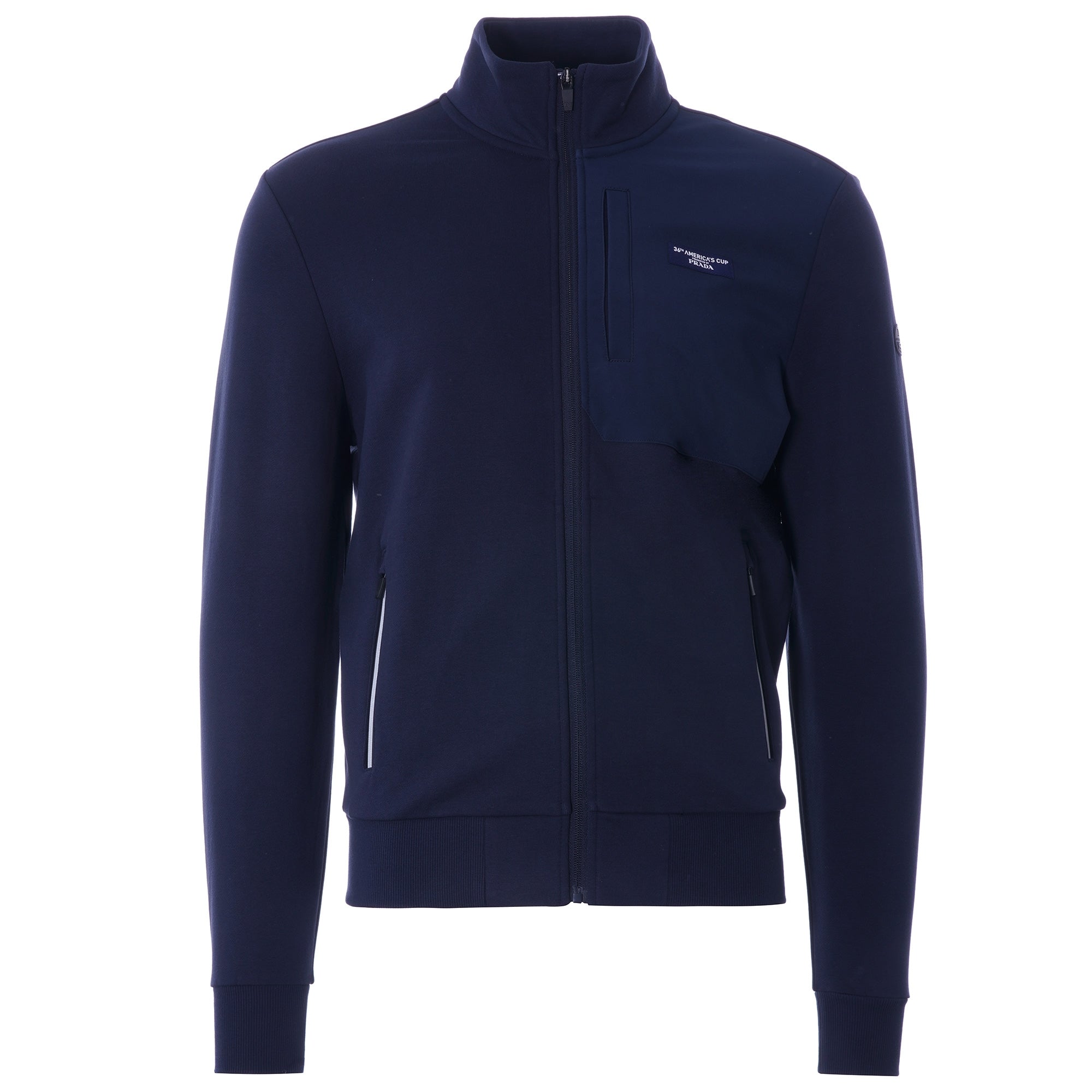 Muriwai Stretch Fleece Cardigan - Blue Navy
