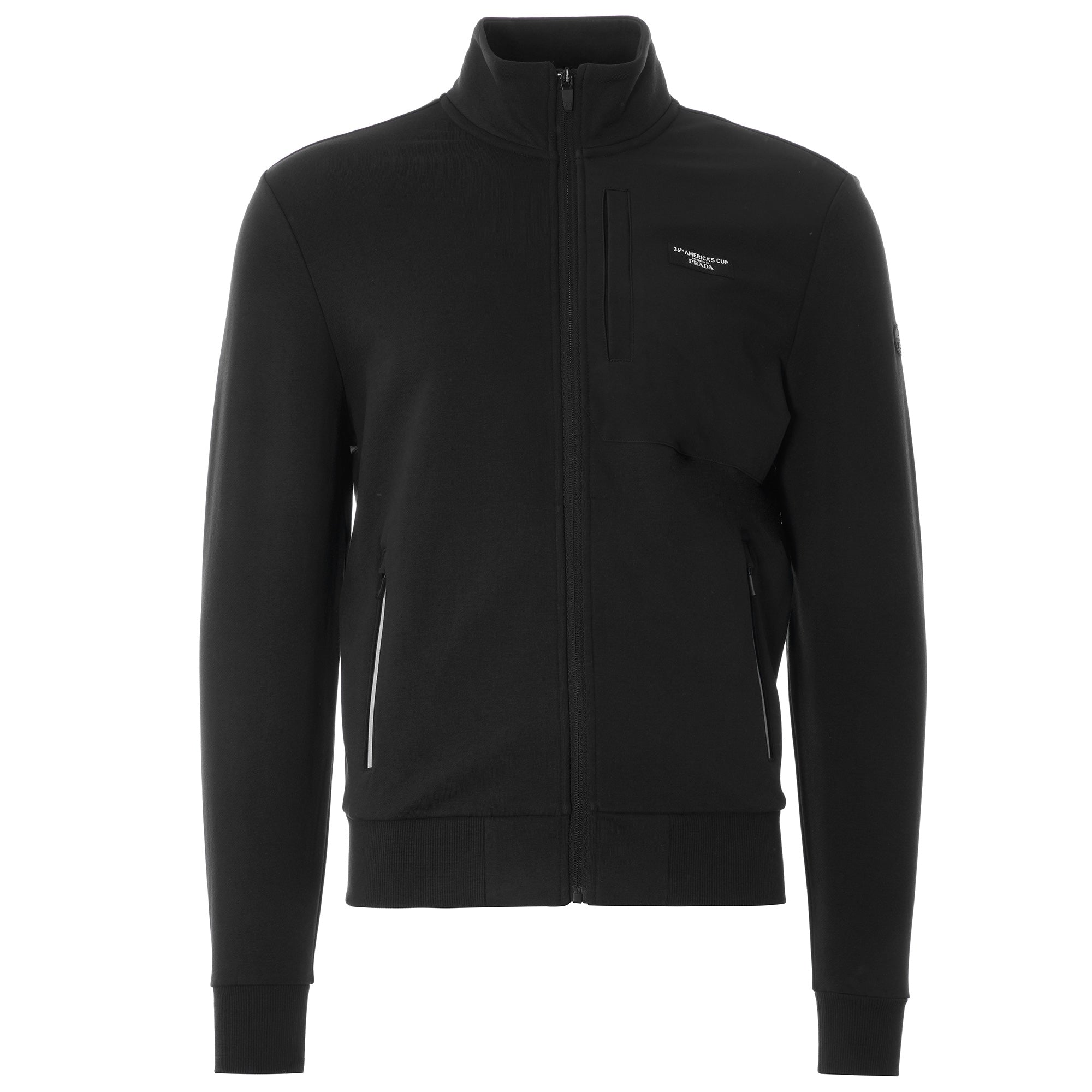 Muriwai Stretch Fleece Cardigan - Black