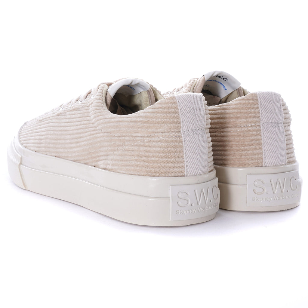 Dellow Cord Sneaker - Ecru