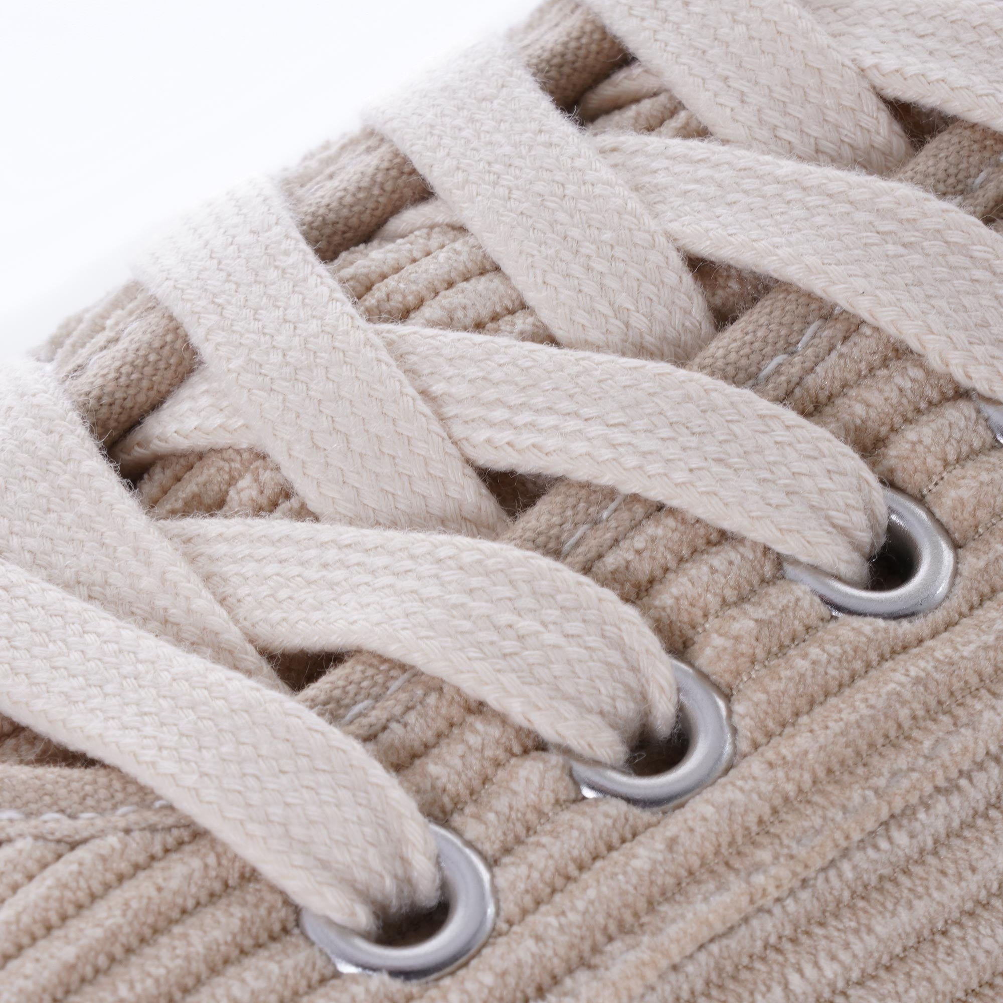 Dellow Cord Sneaker - Ecru