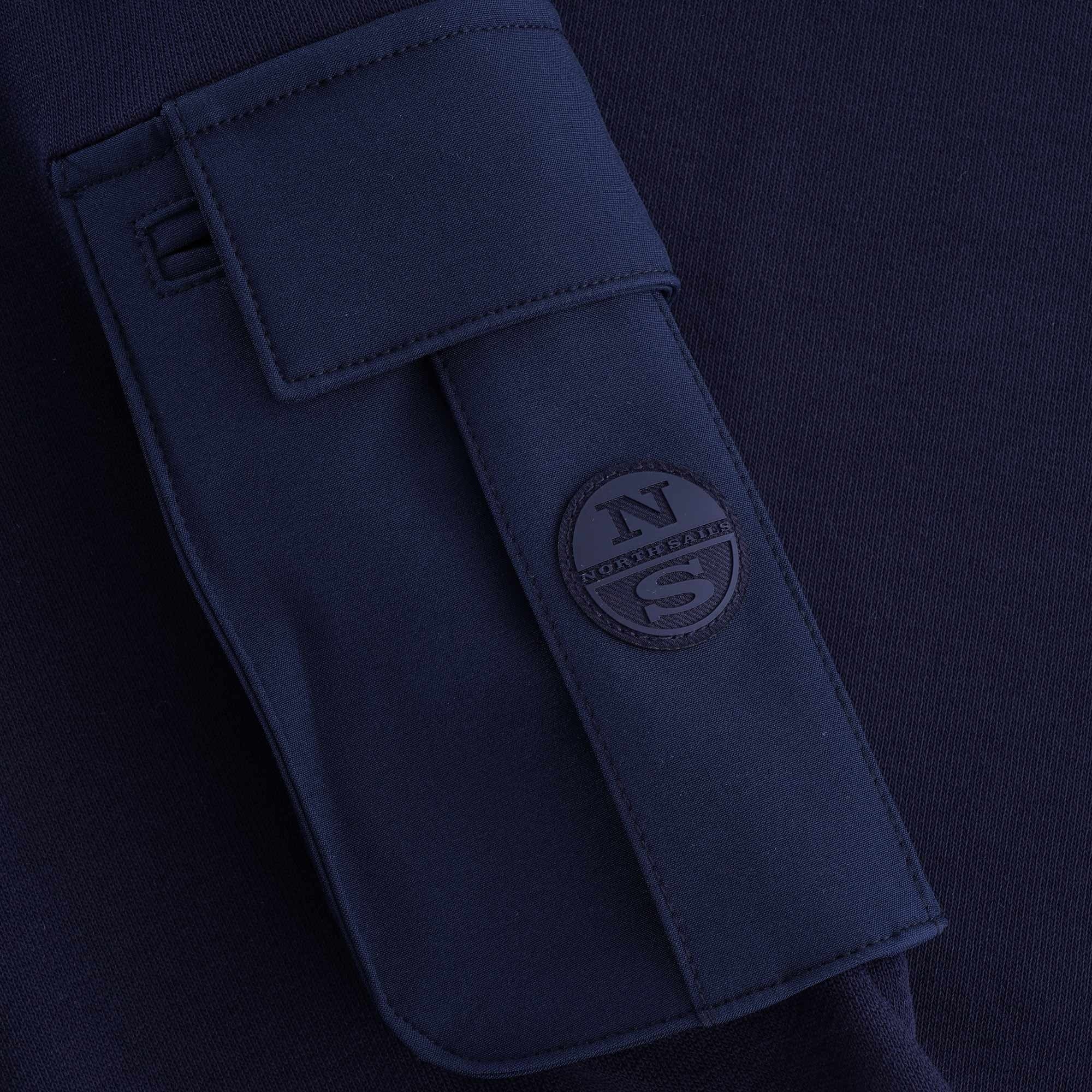 Orewa Stretch Fleece Sweatshirt - Blue Navy