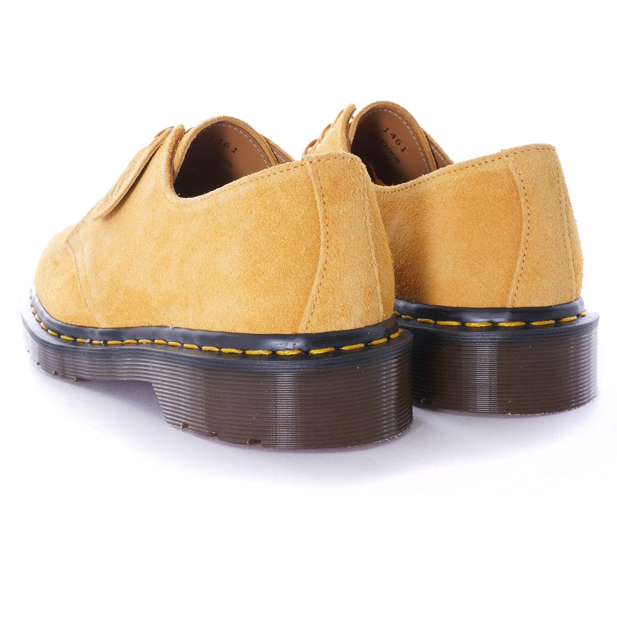 1461 Suede Lace Up Shoes - Sun Yellow