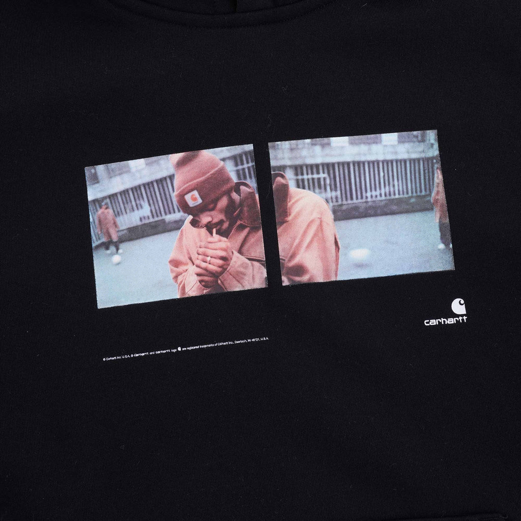 Hooded Backyard Sweatshirt - Black