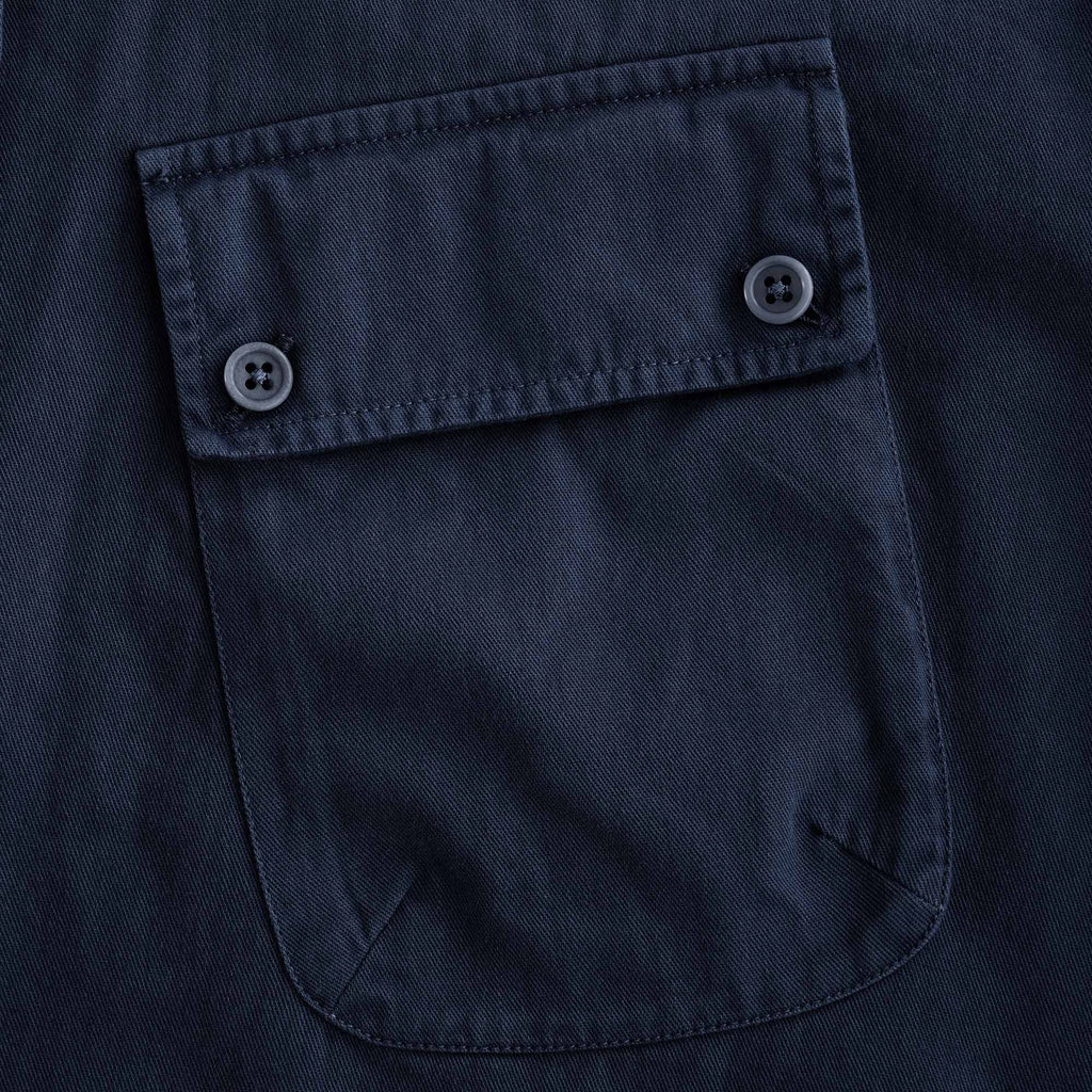 Pitch Twill Shirt - Deep Navy