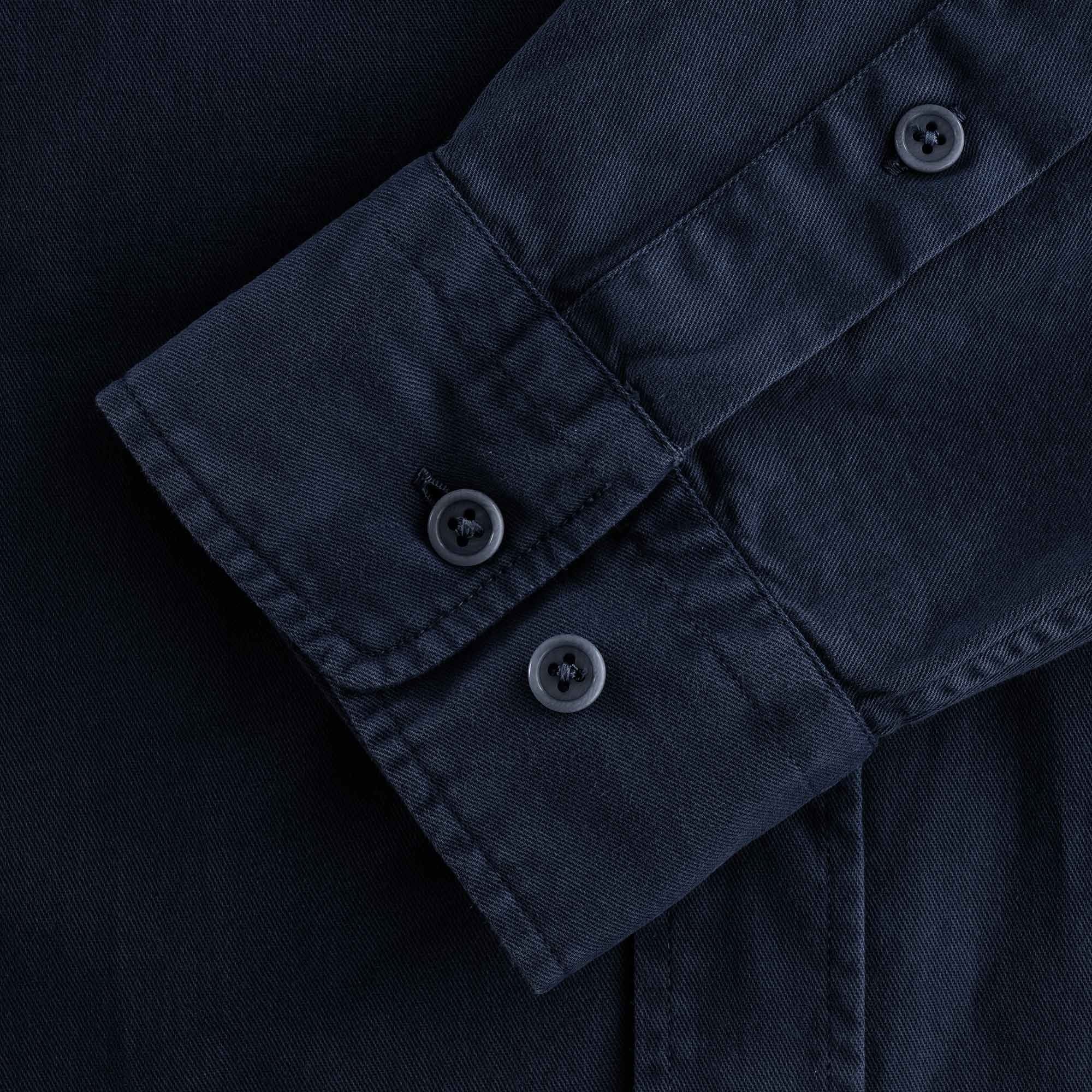 Pitch Twill Shirt - Deep Navy