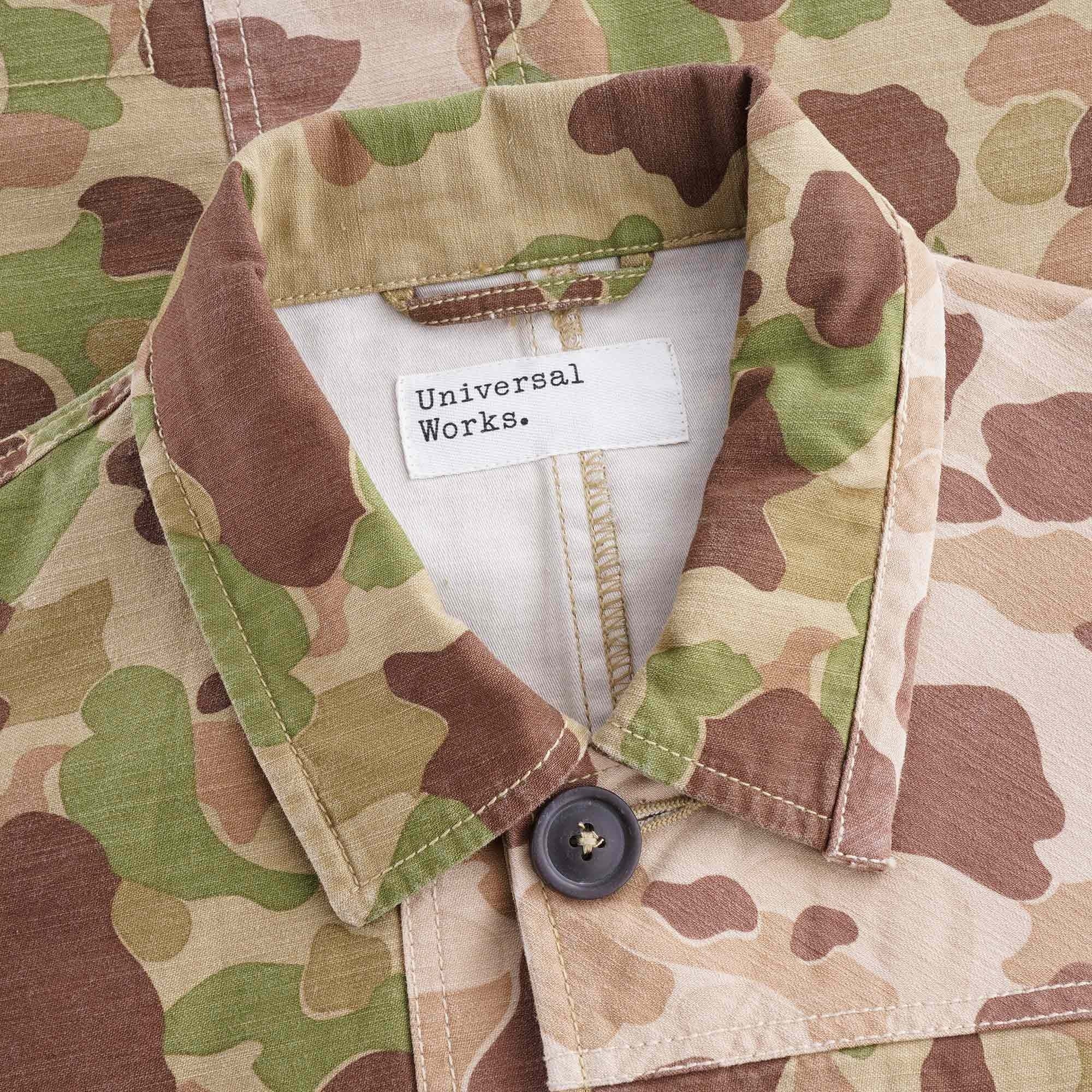 Patched Mill Bakers Jacket - Camo