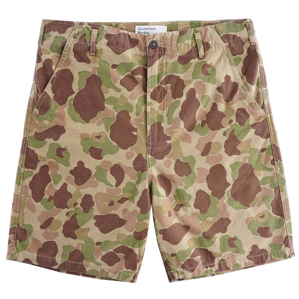 Loose Short - Olive Camo
