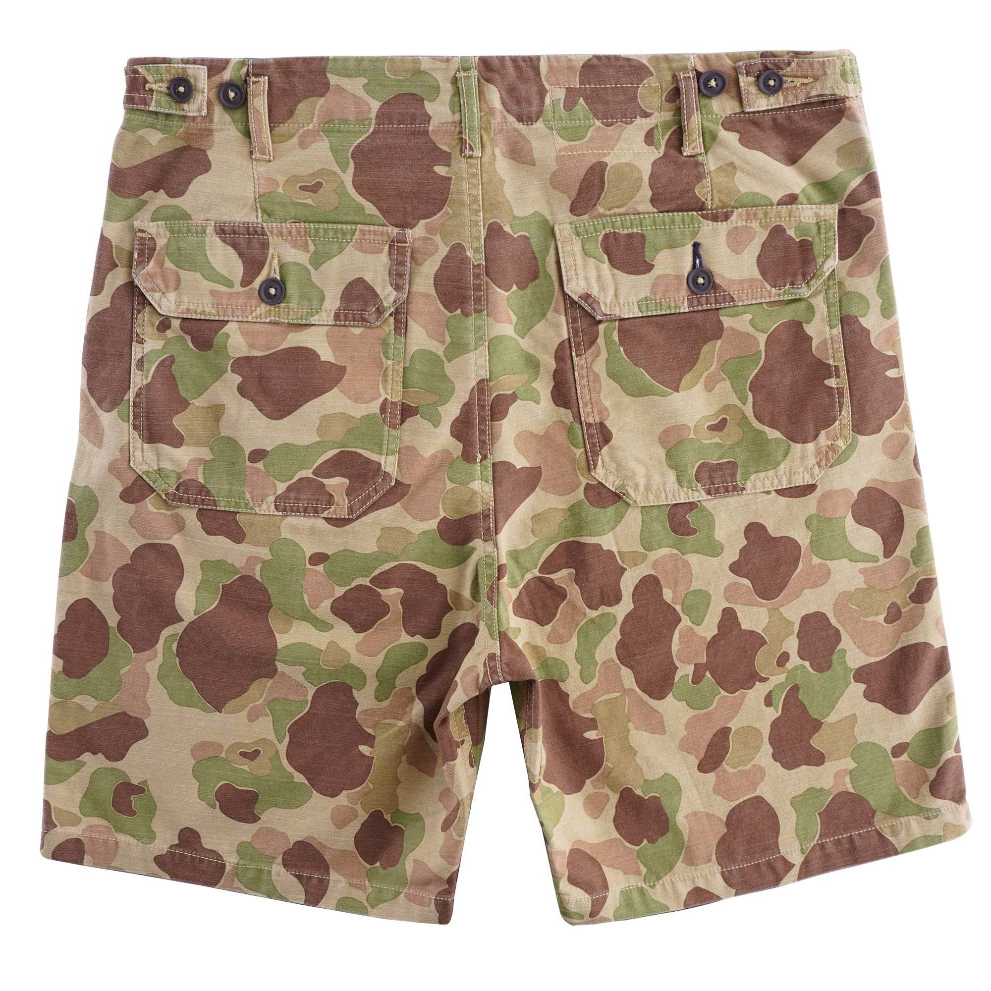 Loose Short - Olive Camo