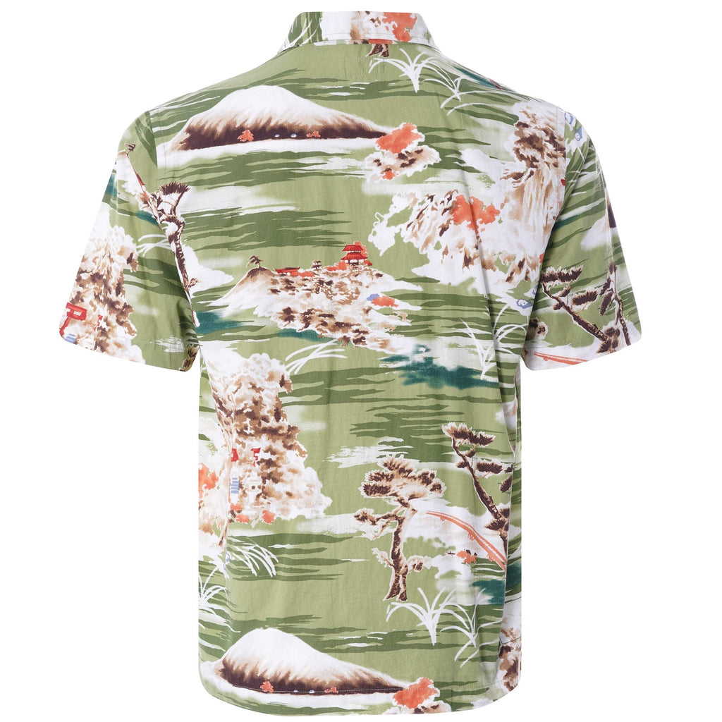 Road Shirt Fuji Summer Print - Green