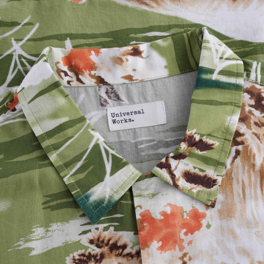 Road Shirt Fuji Summer Print - Green