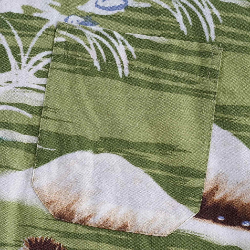 Road Shirt Fuji Summer Print - Green