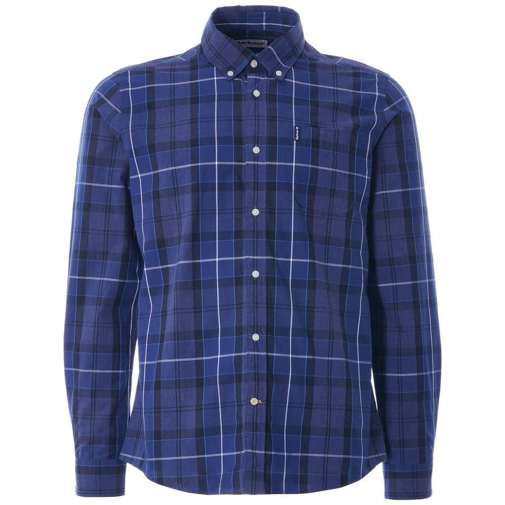 Sandwood Tartan Shirt - Inky Blue