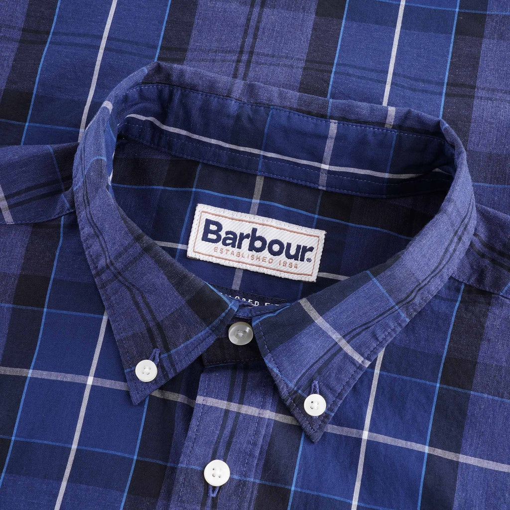 Sandwood Tartan Shirt - Inky Blue