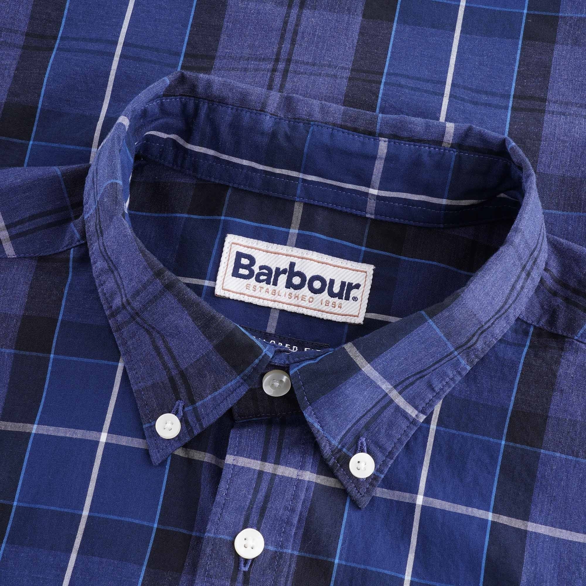 Sandwood Tartan Shirt - Inky Blue