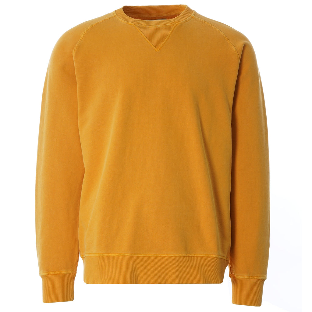Embroidered Arrow Crew Sweatshirt - Racing Gold