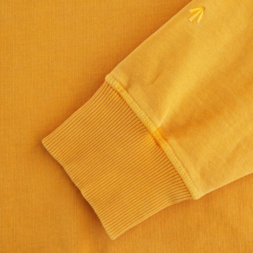 Embroidered Arrow Crew Sweatshirt - Racing Gold