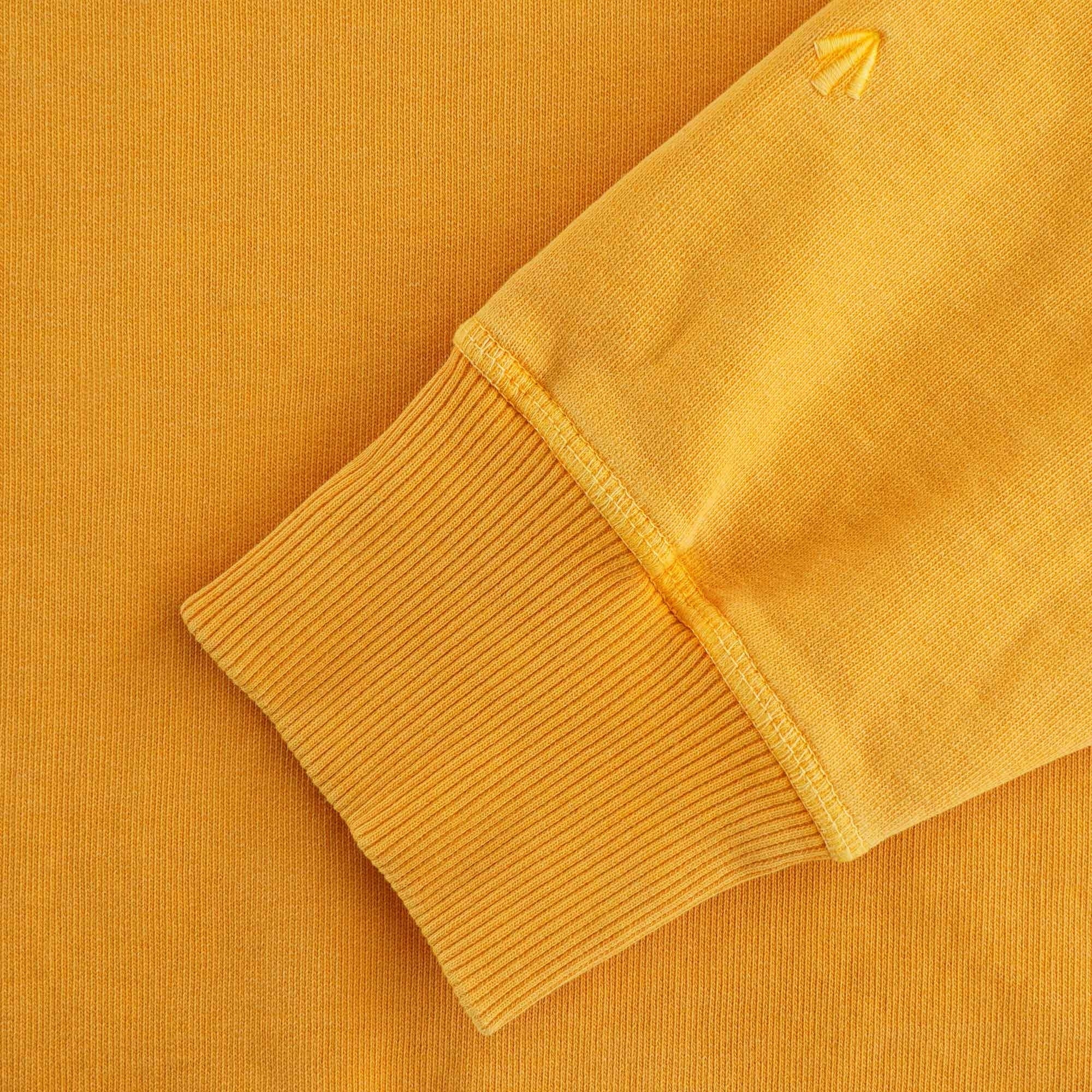 Embroidered Arrow Crew Sweatshirt - Racing Gold