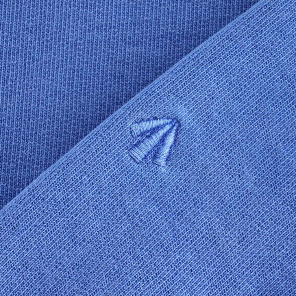 Embroidered Arrow Crew Sweatshirt - Washed Blue