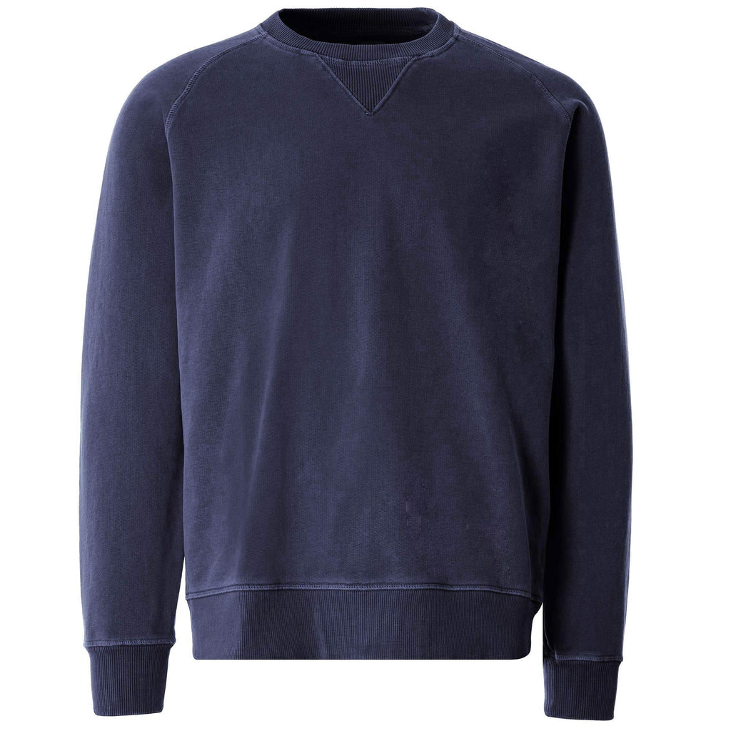 Embroidered Arrow Crew Sweatshirt - Black Navy