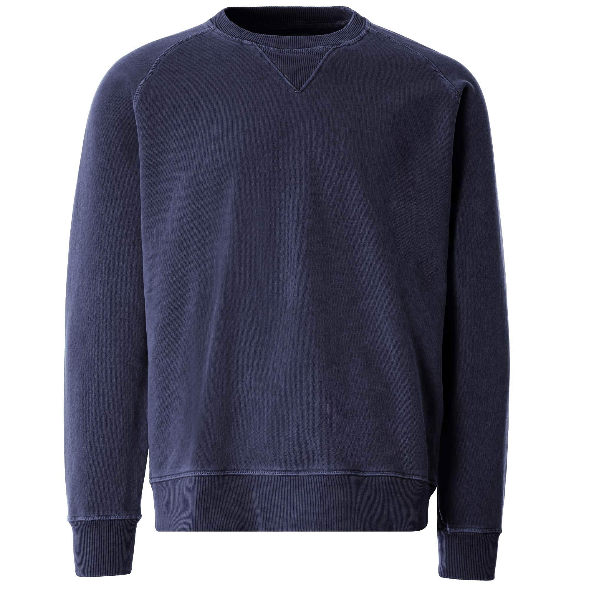 Embroidered Arrow Crew Sweatshirt - Black Navy