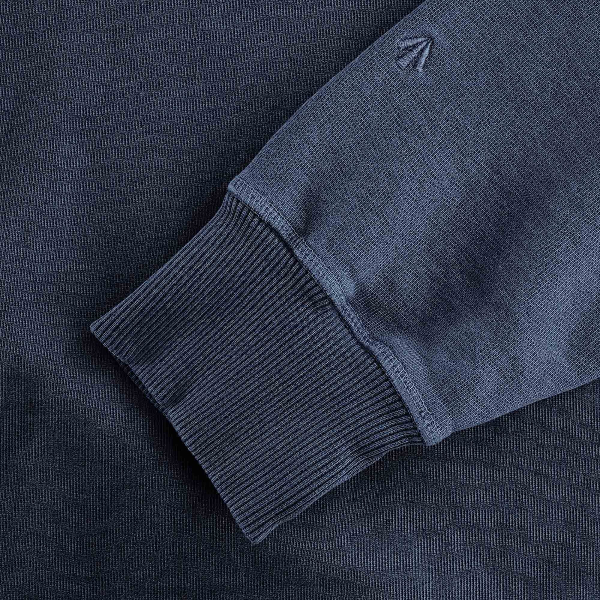 Embroidered Arrow Crew Sweatshirt - Black Navy