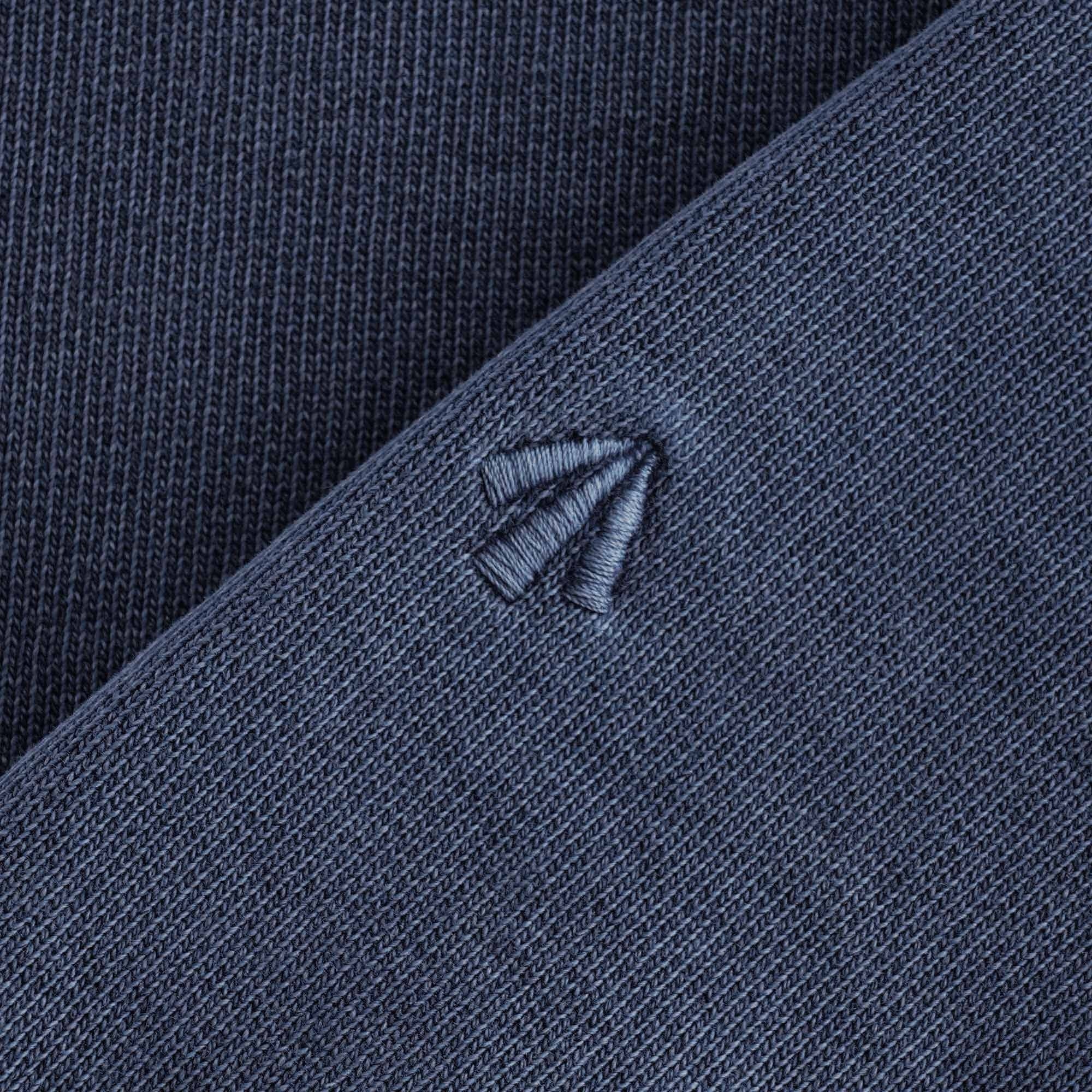 Embroidered Arrow Crew Sweatshirt - Black Navy