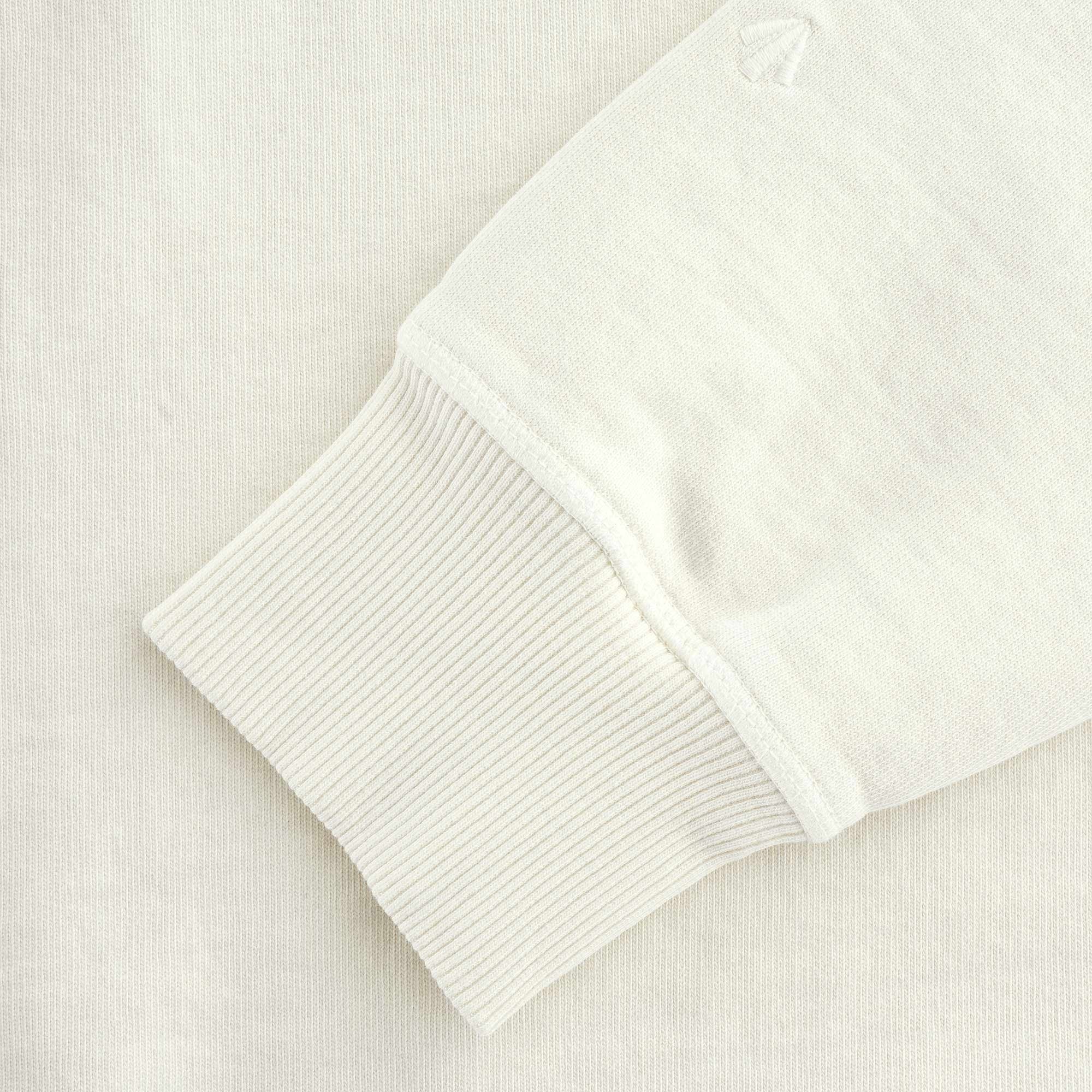 Embroidered Arrow Crew Sweatshirt - Natural