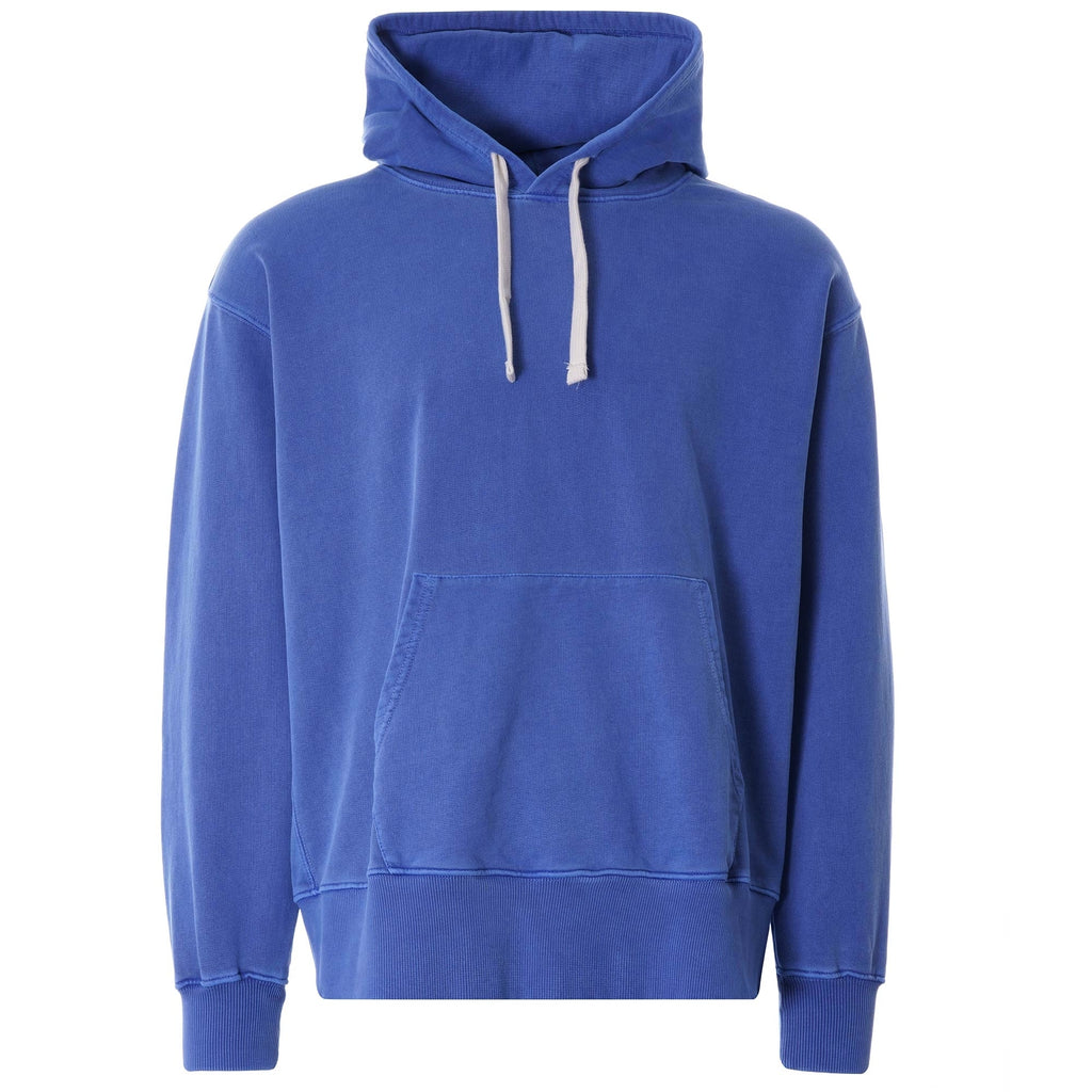 Embroidered Arrow Hoodie - Washed Blue