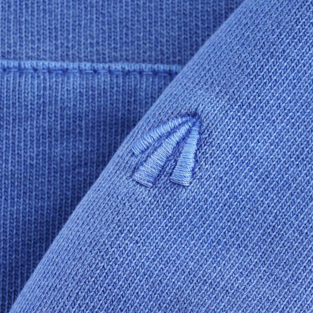 Embroidered Arrow Hoodie - Washed Blue