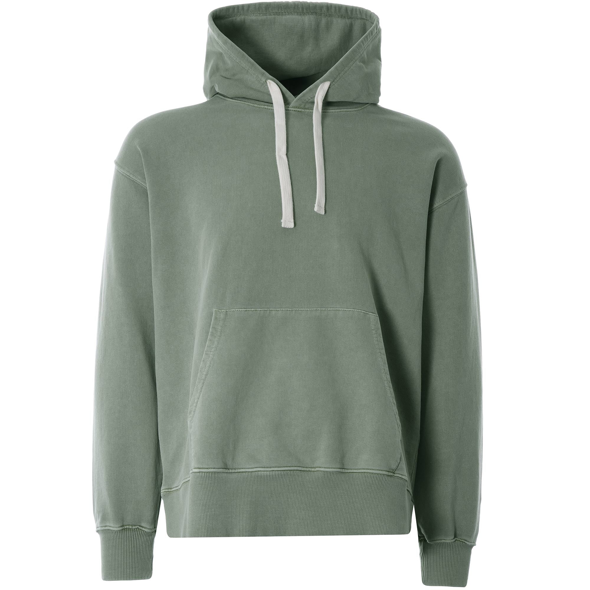 Embroidered Arrow Hoodie - Washed Army